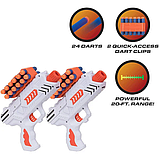 Іграшковий набір для тир для стрільби Shooting X-Target B2127 пістолет з дротиками ігровий набір з мішенню, фото 7