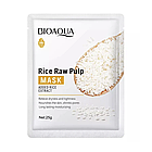 Маска тканинна з екстрактом рису Bioaqua Rice Raw Pulp 25 г