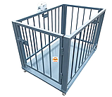 Ваги для тварин 1.25х0.75м 1500кг з обрешіткою 900мм VTP-G 12575 Keli-T1, фото 4