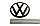 Комплект накладок на штатні емблеми VW Passat B5 Пассат Б5 2003-2007 комплект 2 шт перед/зад чорний глянецт, фото 3