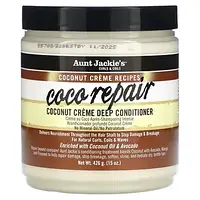 Aunt Jackie's Curls & Coils, Coco Repair, кондиционер для глубокого нанесения с кокосом, 426 г (15 унций) в в