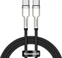 Кабель Baseus Cafule Series Metal Data Cable Type-C to Type-C 100W 2m Black