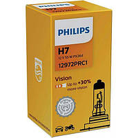 Лампа Philips галогеновая 12V H7 55W Px26D Vision +30% (PS_12972_PR_C1)