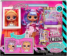 Лялька Лол Твінс трансформер Бейлі L.O.L. Surprise! Tweens Surprise Swap Fashion Doll Buns-2-Braids Bailey