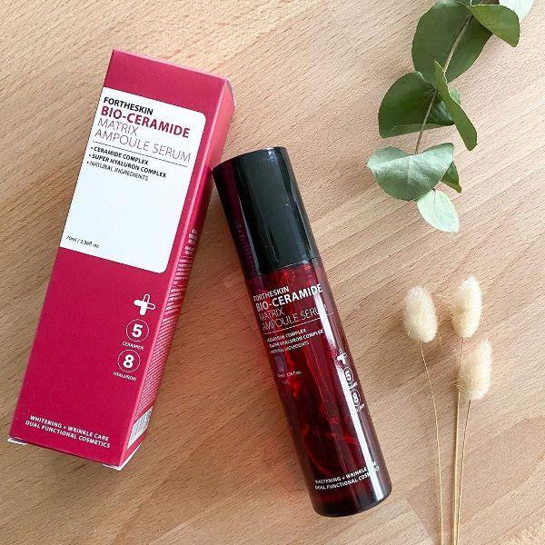 Сироватка для обличчя з керамідами Fortheskin Bio Ceramide Matrix Ampoule Serum, 70мл