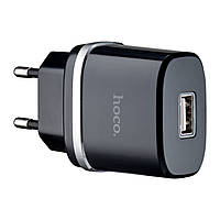 Сетевое зарядное устройство Hoco N1 Ardent single port charger(EU) Black