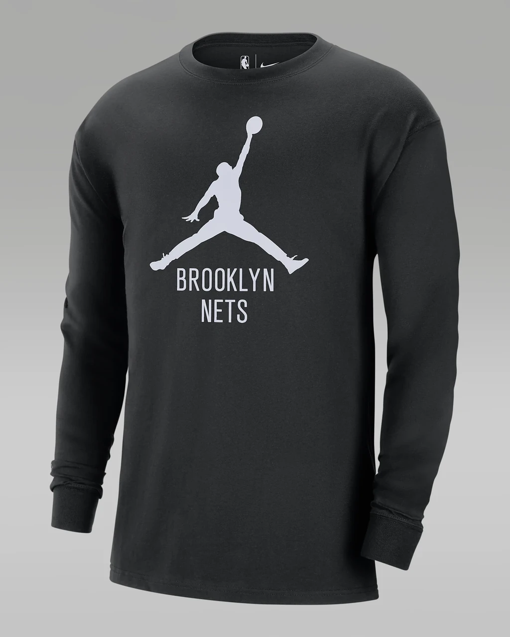 Футболка Brooklyn Nets Essential Men's Jordan NBA Long-Sleeve T-Shirt (FN1251-010)