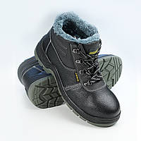Спецвзуття черевики зимові утеплені, напівчоботи cemto "PROFI-Z" (8013) чорні 37