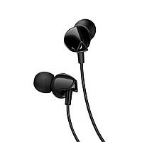Наушники Hoco M60 Perfect sound universal earphones with mic Black