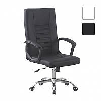 Кресло офисное Bonro B-627 на колесах компьютерное рабочее для дома офиса руководителя M_2250 Черный