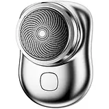 Електрична міні-бритва Брелок Акумуляторний бездротовий USB міні-бритва чорний, фото 2