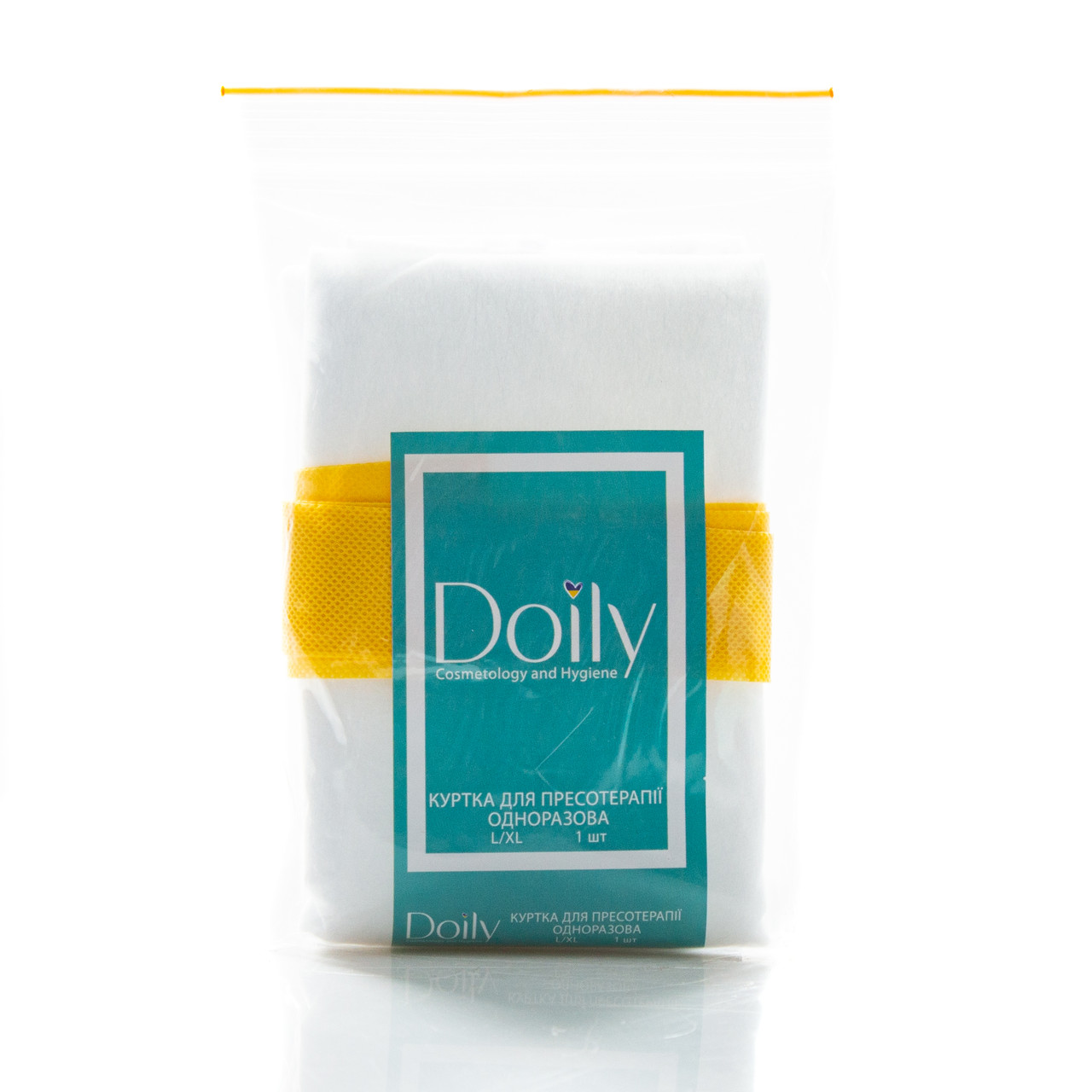 Куртка для пресотерапії з поясом Doily L/XL (1 шт./пач.) зі спанбонду. Колір білий