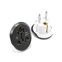 Переходник сетевой EU Plug Adapter ep0202 Black