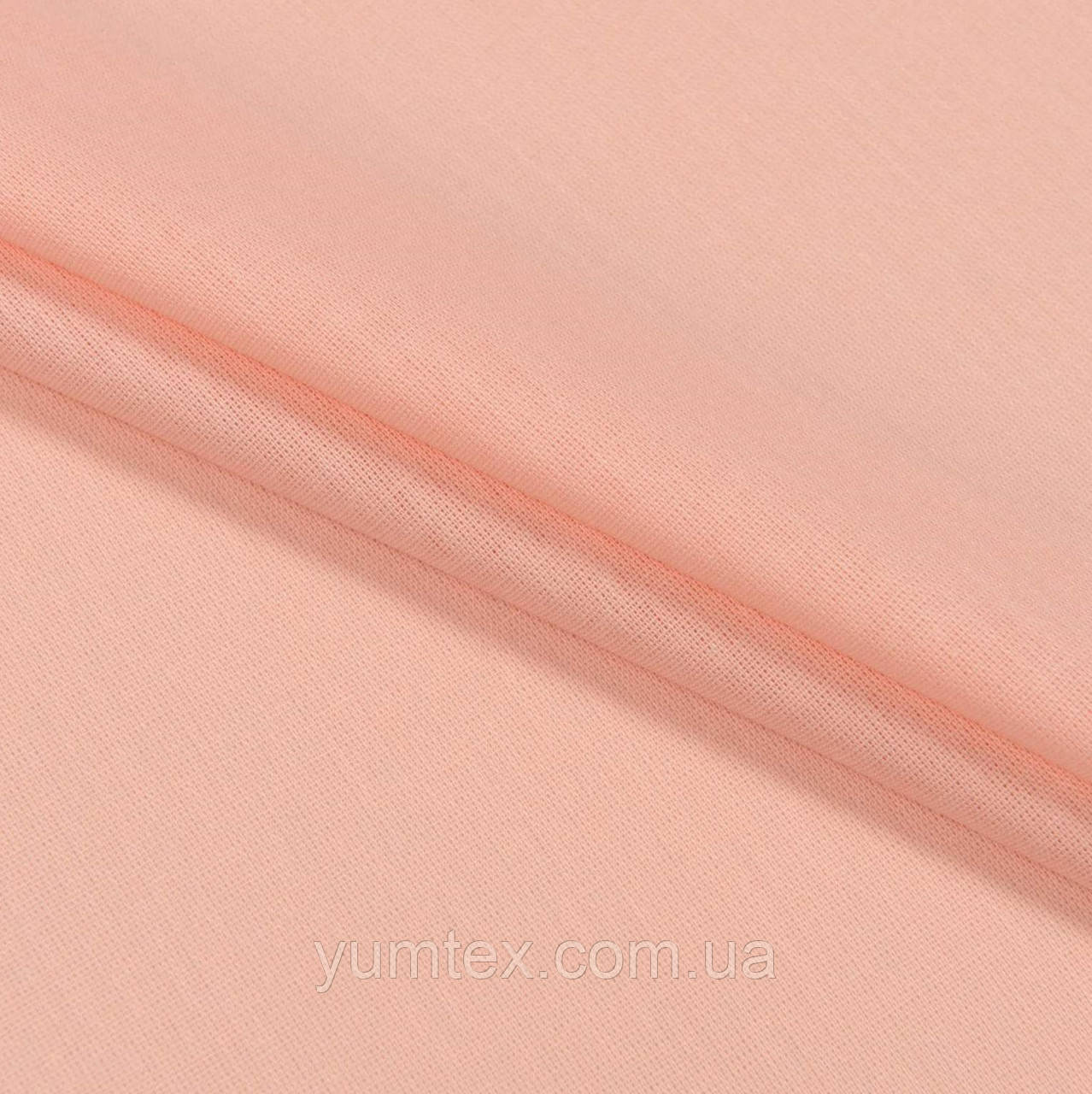 Бязь рожево-персикова гладкофарбована для постільної білизни пелюшок підкладки