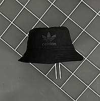 Панама чорна Adidas чорний лого