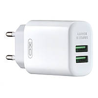 СЗУ XO L85C (EU) double USB 2.4A Charger White