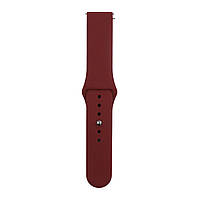 Ремешок Silicone 22 mm Watch Gear S3/ Watch 46 mm/Xiaomi Amazfit Burgundy