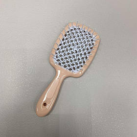 Розчіска пластикова для волосся Stenson 3270-28/2190 персикова