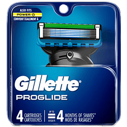 Змінні картриджі для гоління Gillette Fusion5 Proglide, 4 шт.