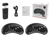 Приставка ігрова з бездротовими джойстиками Game Controller SG800, чорна, фото 7