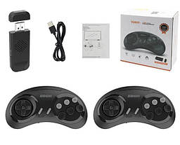 Приставка ігрова з бездротовими джойстиками Game Controller SG800, чорна, фото 6