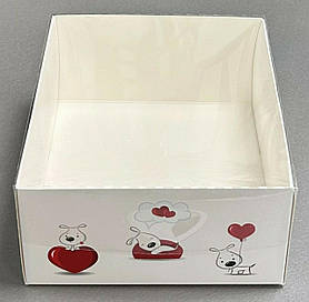 Коробка подарункова 20х20х10 см LOVE