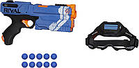 Nerf Rival Kronos XVIII-500 Blue with mask E2494 Hasbro Нерф Бластер Кронос (синій) з маскою Іграшкова зброя