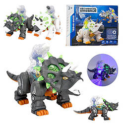 165-22 KQX Динозавр, світло, звук, ходить, крутяться, шестерні, у коробці