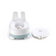 Дитячий горщик Зайчик Colibro Nuki Cloud білий/ментол з кришкою, фото 6