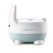 Дитячий горщик Зайчик Colibro Nuki Cloud білий/ментол з кришкою, фото 3