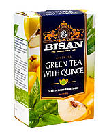 Чай зеленый с айвой BISAN Green Tea With Quince, 80 г (4820186122565)