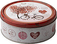 Подарочный набор сливочного печенья Hearts Jacobsens ко дню влюбленных, 150 грамм