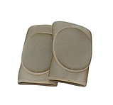 Наколінники для танців, наколінники неопренові бежеві, з вирізом, фото 3