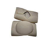 Наколінники для танців, наколінники неопренові бежеві, з вирізом, фото 4