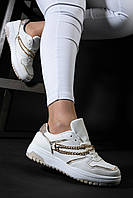 Женские белые стильные кроссовки 41