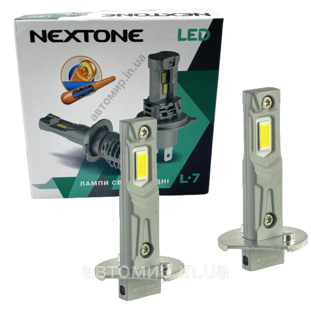 Лампа світлодіодна для фар NEXTONE LED L7 H1 6000K 6000 LM 25W 2шт комплект
