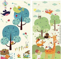 Дитячий двосторонній термо-килимок термокилимок  2-сторонній EVA 12206, 180х150х0.8см, у сумці