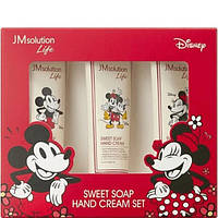 Набір кремів для рук JMsolution Life Disney Sweet Soap Hand Cream Set, 3х50ml