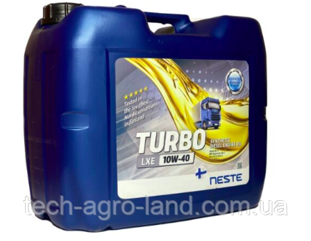 Neste TURBO LXE 10W-40 - Олива Моторна Дизельна 20л Финляндия