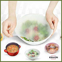 Набір плівок для продуктів Набір плівок для посуду Stretch and Fresh М4X Харчовий силікон (M7702000205)