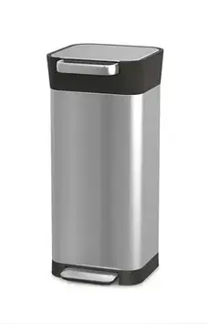 Joseph Joseph Titan Kosz Na Śmieci 30 L System Zgniatania Śmieci Czarny Stal Nierdzewna Btrzy (30030)