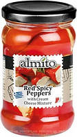 Перец черри Almito Red Spicy Peppers пикантный фаршированный сыром 280г.