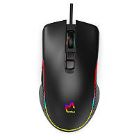 Игровая мышь компьютерная проводная с подсветкой Aikun Gaming Mouse GX66 геймерская мышка RGB 7200 DPI