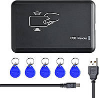 XTVTX USB RFID-считыватель ID-карточтель Card Reader Бесконтактный считыватель карт для EM4100