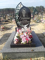 Одинарный гранитный памятник (Образец 787) 2