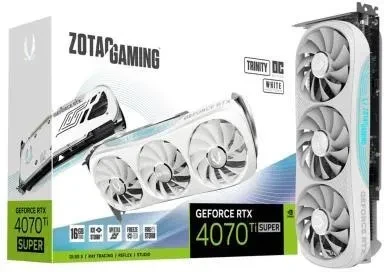Zotac GeForce RTX 4070 Ti SUPER Trinity OC White Edition 16GB GDDR