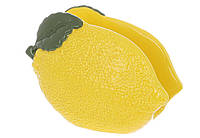 Салфетница керамическая Lemon, 13.5*10см, цвет-желтый 928-071