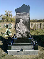 Одинарный гранитный памятник (Образец 782) 1