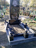 Одинарный гранитный памятник (Образец 782) 3