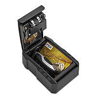 Мини сейф с кодовым замком Optimus Антивандальный наружный черный 135 мм